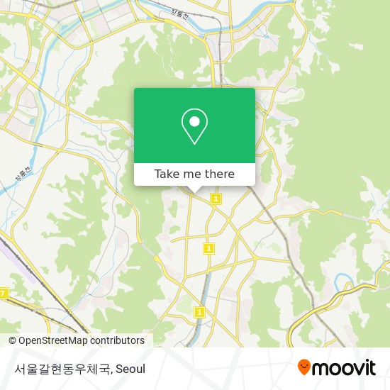 서울갈현동우체국 map