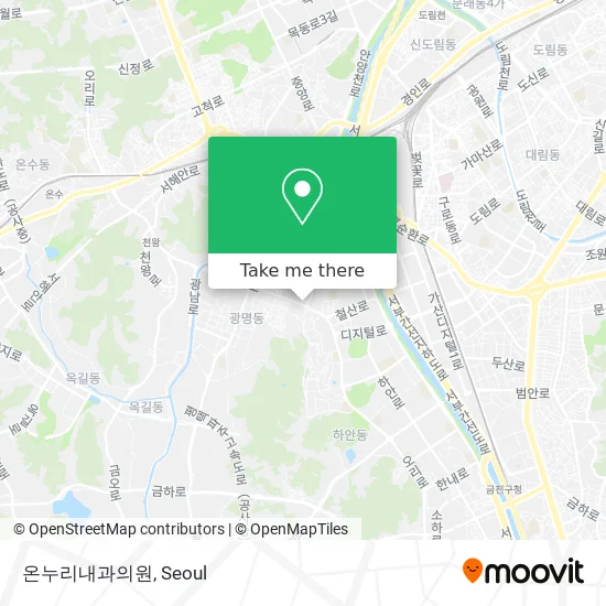 온누리내과의원 map