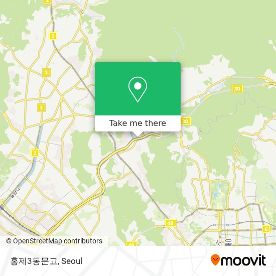 홍제3동문고 map