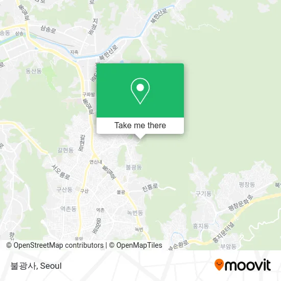 불광사 map