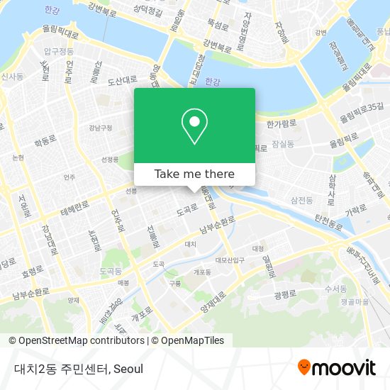 대치2동 주민센터 map