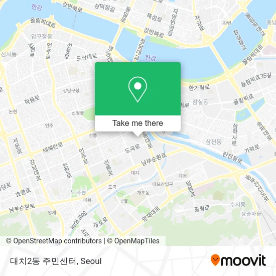 대치2동 주민센터 map