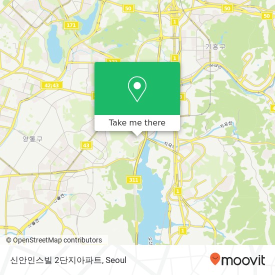 신안인스빌 2단지아파트 map