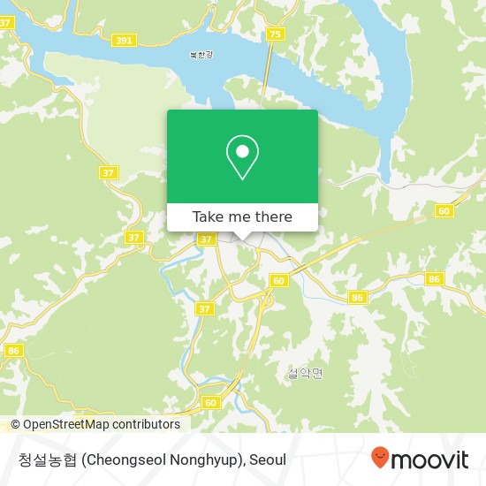 청설농협 (Cheongseol Nonghyup) map