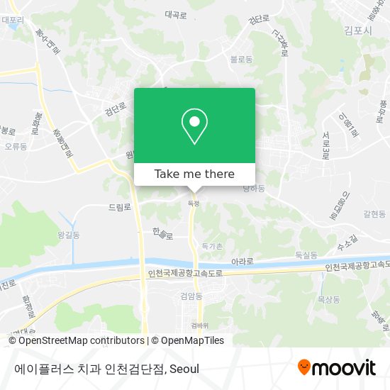 에이플러스 치과 인천검단점 map
