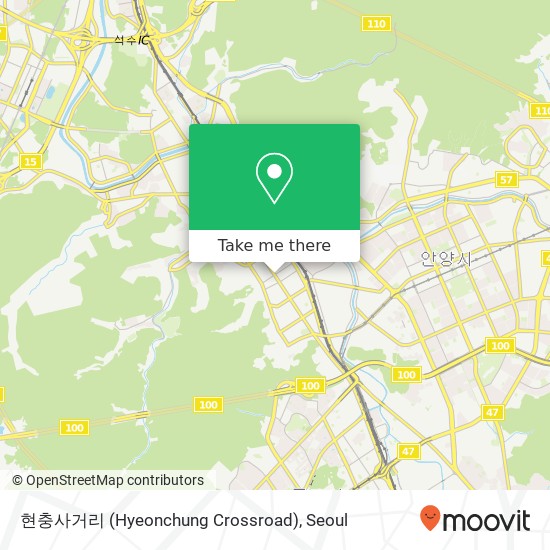 현충사거리 (Hyeonchung Crossroad) map