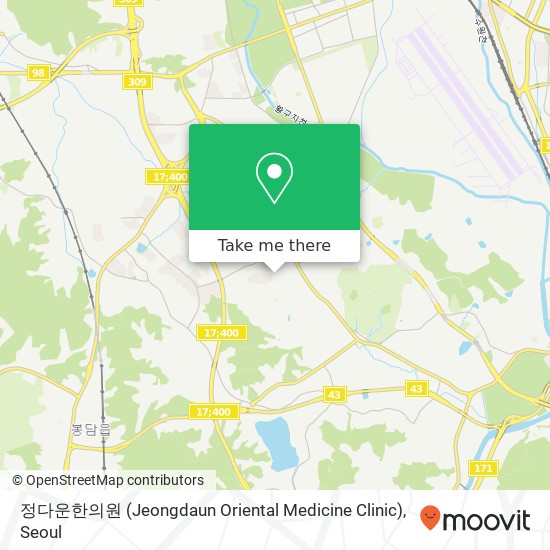 정다운한의원 (Jeongdaun Oriental Medicine Clinic) map
