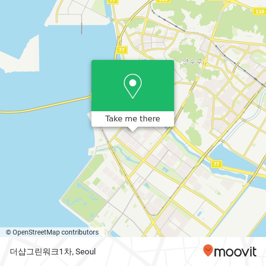 더샵그린워크1차 map