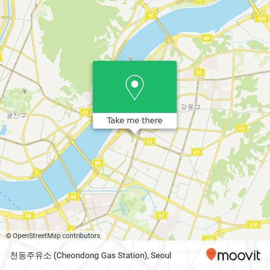 천동주유소 (Cheondong Gas Station) map