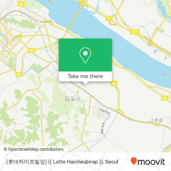 (롯데하이츠빌앞) (( Lotte Haicheubirap )) map