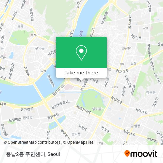 풍납2동 주민센터 map