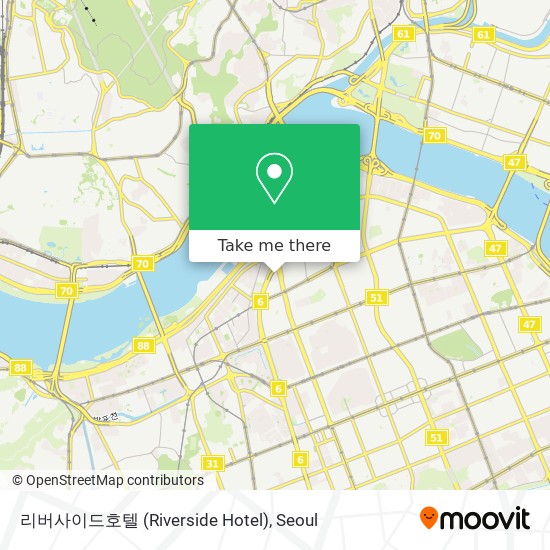 리버사이드호텔 (Riverside Hotel) map