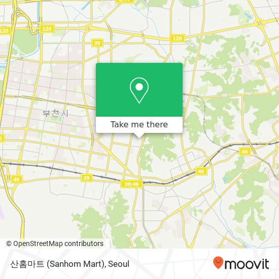 산홈마트 (Sanhom Mart) map