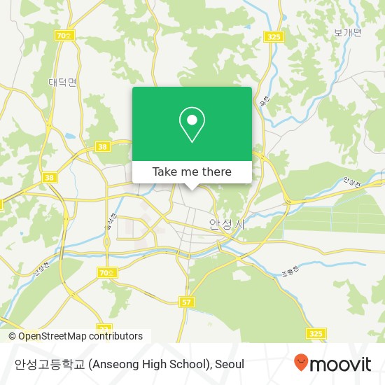 안성고등학교 (Anseong High School) map