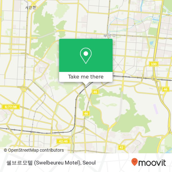 쉘브르모텔 (Swelbeureu Motel) map