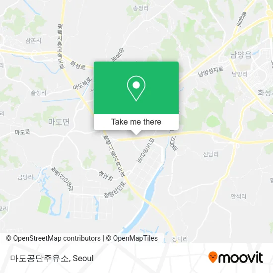 마도공단주유소 map