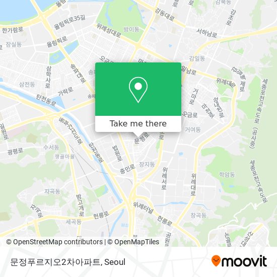 문정푸르지오2차아파트 map