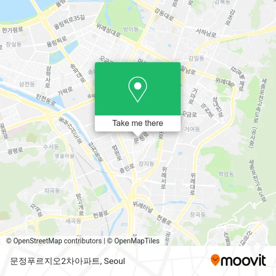 문정푸르지오2차아파트 map