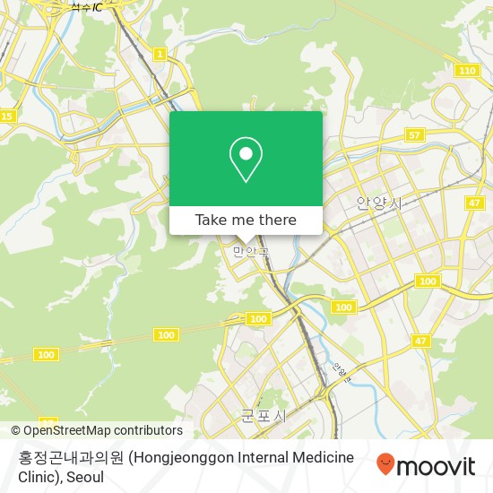 홍정곤내과의원 (Hongjeonggon Internal Medicine Clinic) map