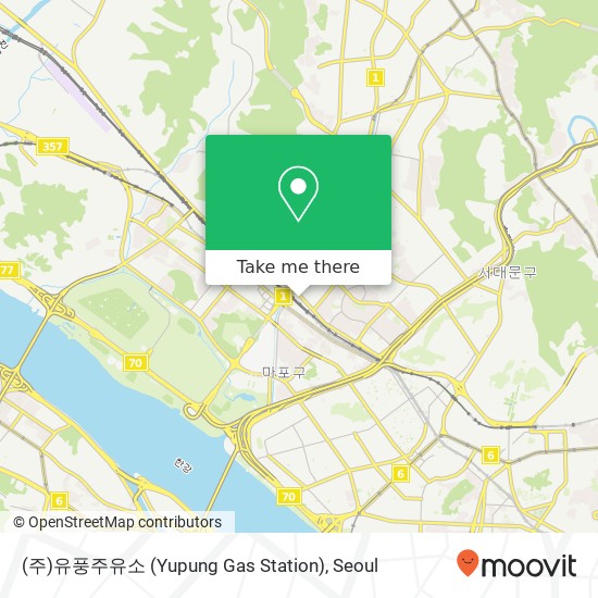 (주)유풍주유소 (Yupung Gas Station) map