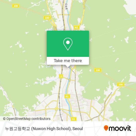 누원고등학교 (Nuwon High School) map