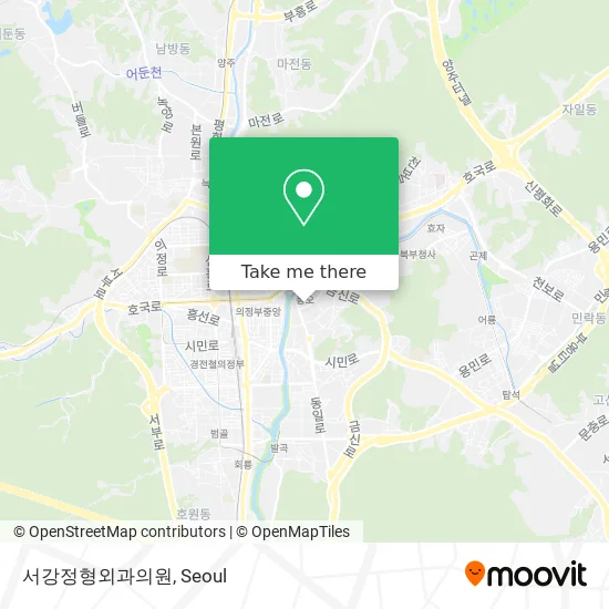 서강정형외과의원 map