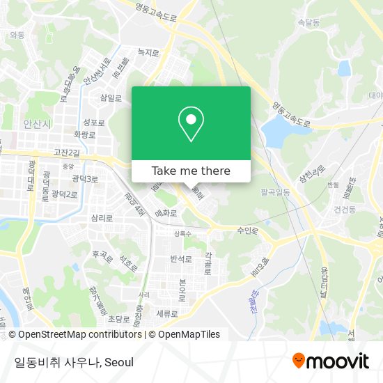 일동비취 사우나 map