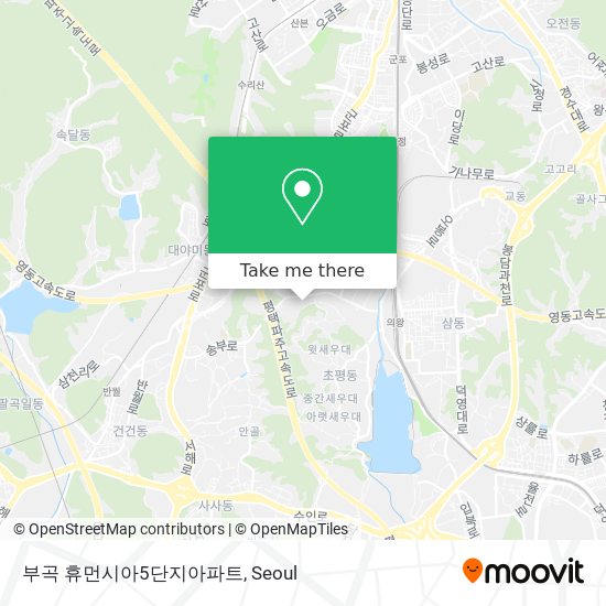 부곡 휴먼시아5단지아파트 map
