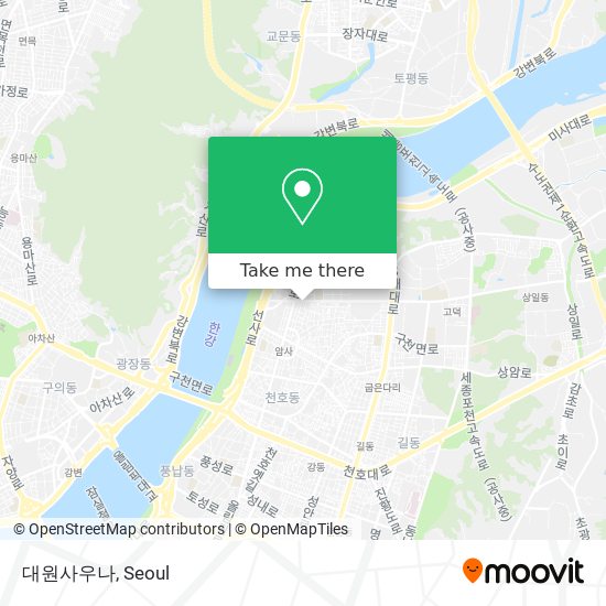 대원사우나 map