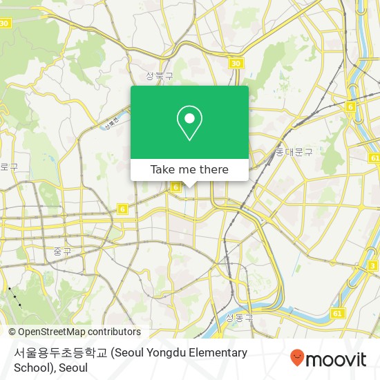 서울용두초등학교 (Seoul Yongdu Elementary School) map