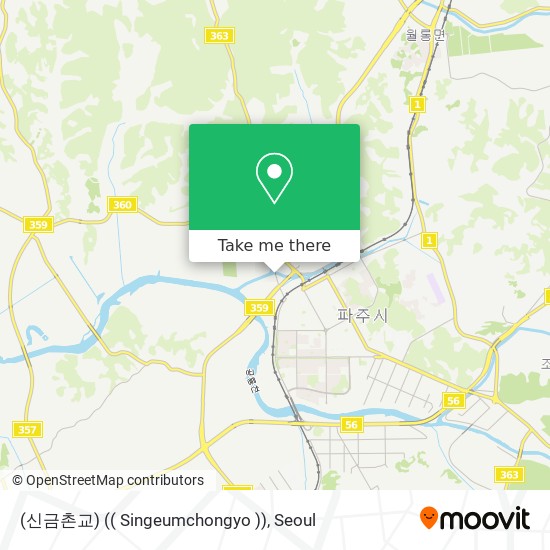 (신금촌교) (( Singeumchongyo )) map