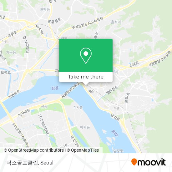 덕소골프클럽 map