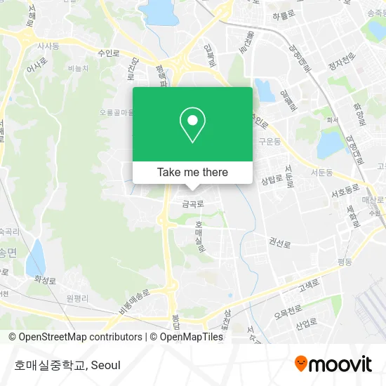 호매실중학교 map