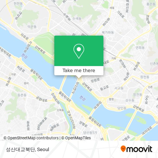 성산대교북단 map