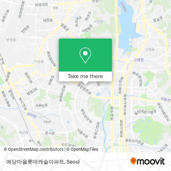 예당마을롯데캐슬아파트 map