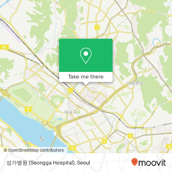 성가병원 (Seongga Hospital) map