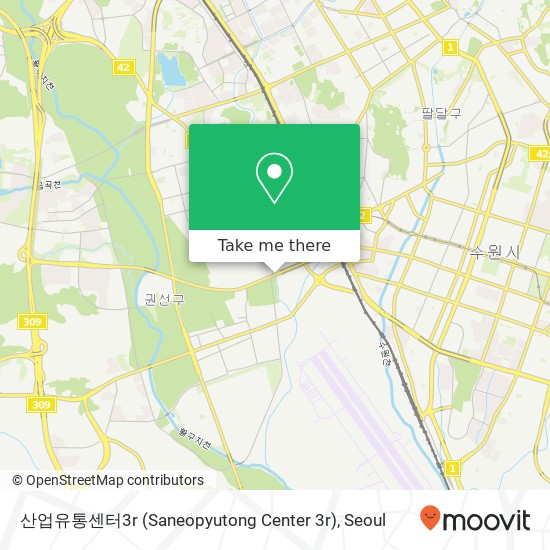 산업유통센터3r (Saneopyutong Center 3r) map