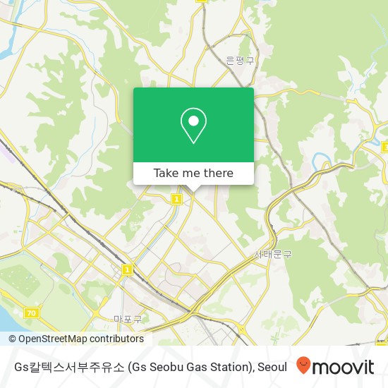 Gs칼텍스서부주유소 (Gs Seobu Gas Station) map