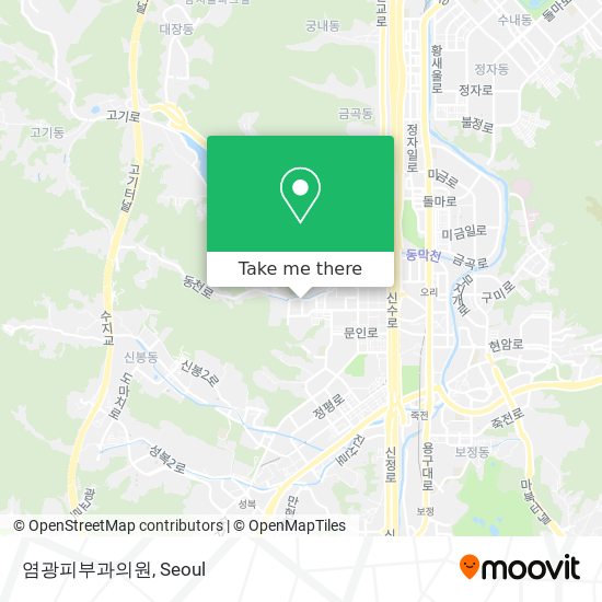 염광피부과의원 map