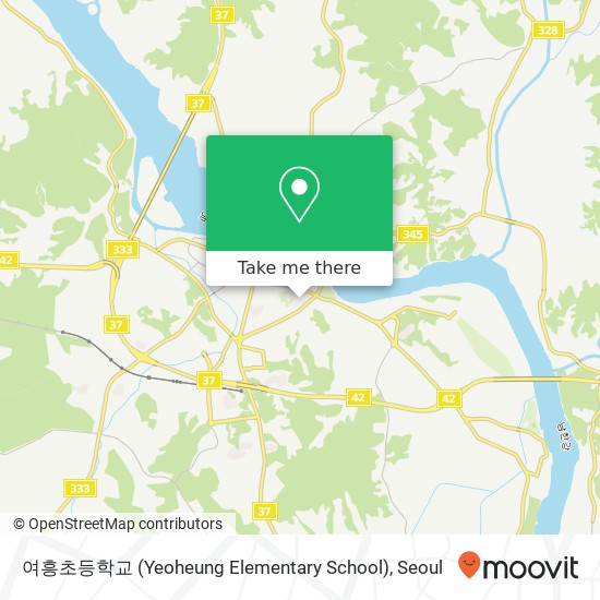 여흥초등학교 (Yeoheung Elementary School) map