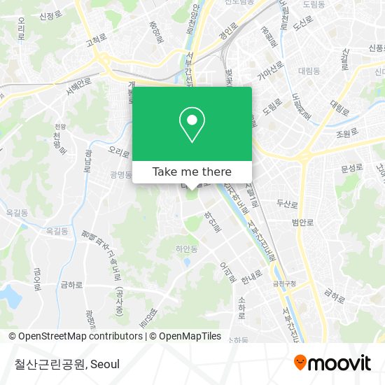 철산근린공원 map