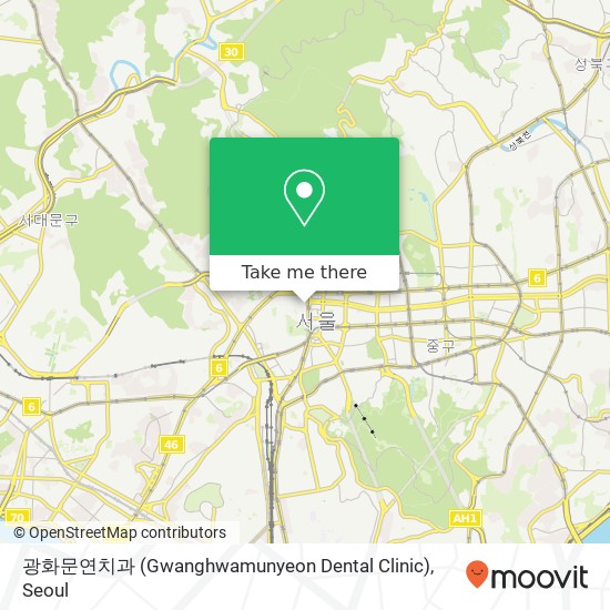 광화문연치과 (Gwanghwamunyeon Dental Clinic) map