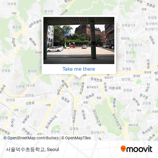 서울덕수초등학교 map