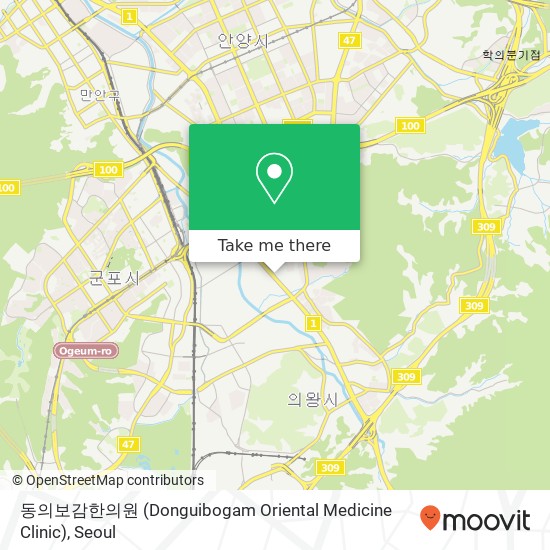 동의보감한의원 (Donguibogam Oriental Medicine Clinic) map