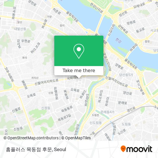 홈플러스 목동점 후문 map