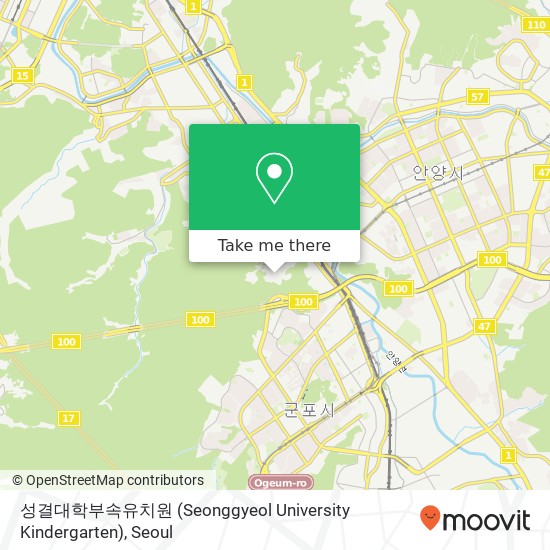 성결대학부속유치원 (Seonggyeol University Kindergarten) map