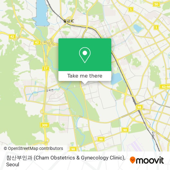 참산부인과 (Cham Obstetrics & Gynecology Clinic) map