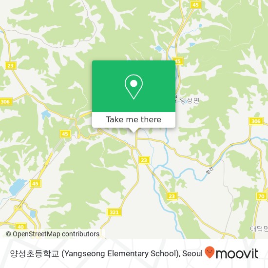 양성초등학교 (Yangseong Elementary School) map