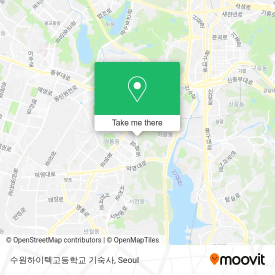 수원하이텍고등학교 기숙사 map