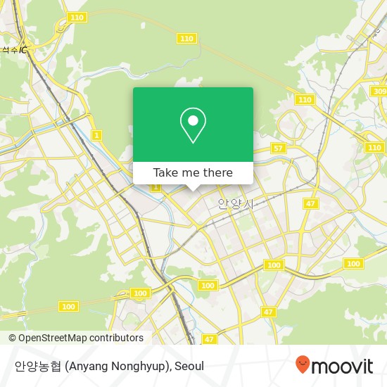 안양농협 (Anyang Nonghyup) map
